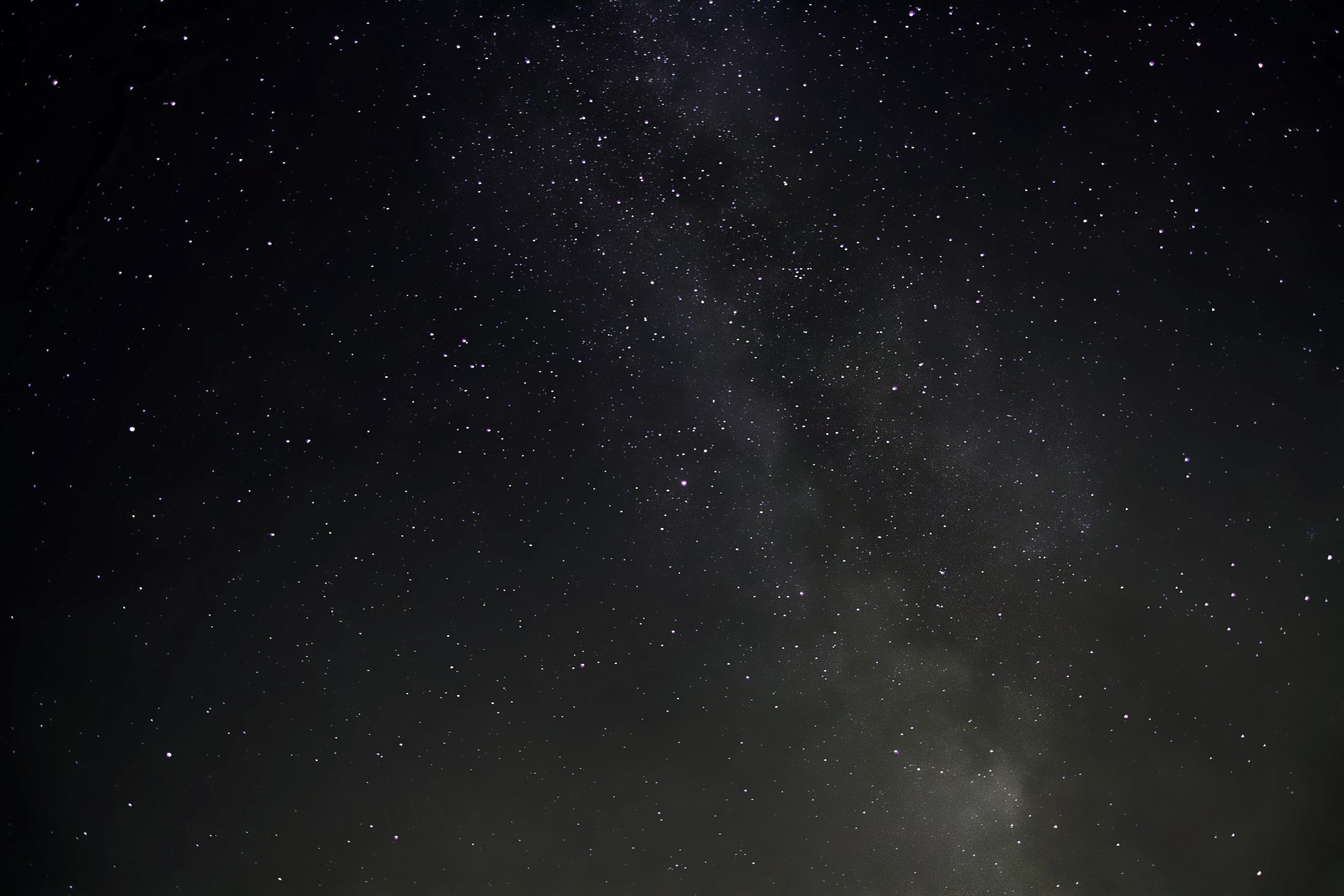 Low angle shot of the mesmerizing starry sky
