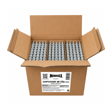 Caja con 500 Cartuchos de CO₂ de 12 g cada uno.