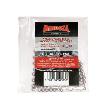 Sobre de Munición acero para uso deportivo con 140