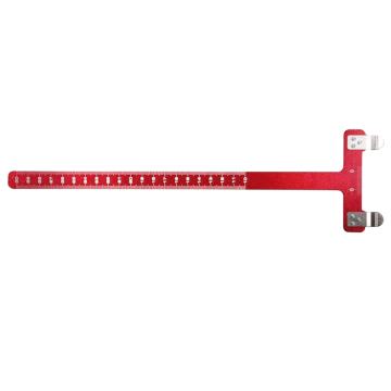 REGLETA EN "T" PARA ARCO (ROJO)