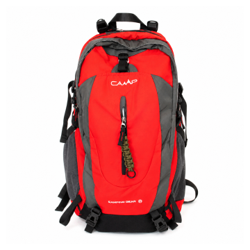 Mochila Mendoza Camper Hill color rojo Capacidad 50L