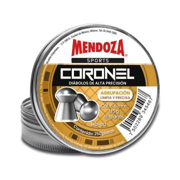 Diábolos Premium de punta domo Calibre 5.5 mm (.22") - CORONEL