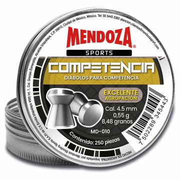 DIÁBOLOS  DEPORTIVOS "COMPETENCIA" PUNTA PLANA CAL. 4.5 MM