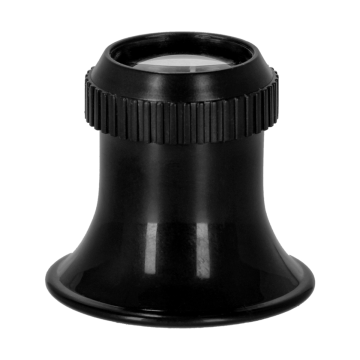 LUPA DE VASO X15 COLOR NEGRO