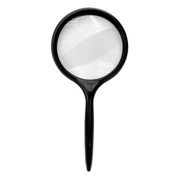 LUPA DE VIDRIO CON MARCO DE PLÁSTICO DE Ø 2.5" (65 MM)