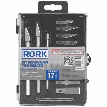 KIT DE NAVAJA TIPO EXACTO 17 PZAS