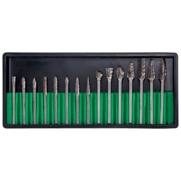 FRESAS DE CARBURO 15 PZAS