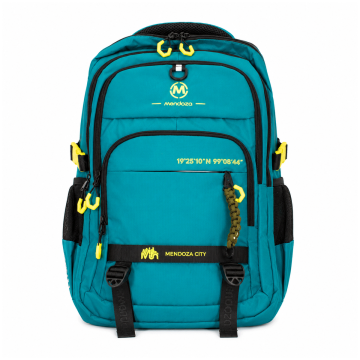 Mochila Mendoza Adventure Color Azul Agua Laptop 15"