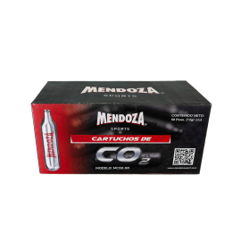 Caja con 50 Cartuchos de CO₂ de 12 g cada uno.