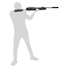 RIFLE DEPORTIVO BULLFROG | POLÍMERO NEGRO - Imagen 15