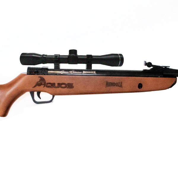 Rifle Deportivo Rifle Aquos color Barníz Calibre 5.5 con MIRA - Imagen 2