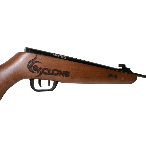 Rifle Deportivo Cyclone Barníz Calibre. 5.5 con MIRA 4X32 - Imagen 5