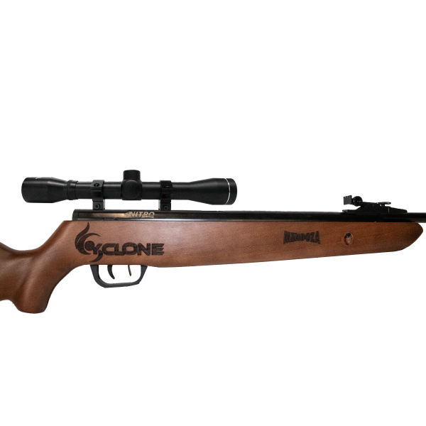 Rifle Deportivo Cyclone Barníz Calibre. 5.5 con MIRA 4X32 - Imagen 3