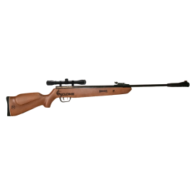 Rifle Deportivo Cyclone Barníz Calibre. 5.5 con MIRA 4X32