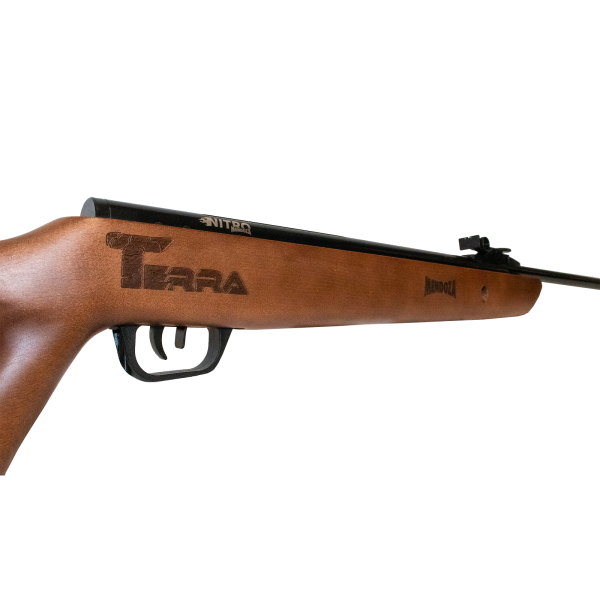 Rifle Deportivo Terra Barníz Calibre 5.5 con Mira 4x32 - Imagen 5