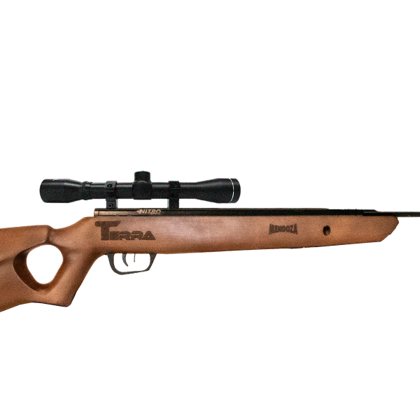 Rifle Deportivo Terra Barníz Calibre 5.5 con Mira 4x32 - Imagen 3